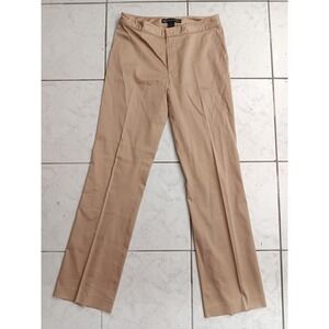 Ralph Lauren Black Label Tan Dress Pants Women's Size 6 Career Office Casual USA